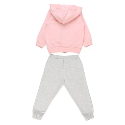 Conjunto Moletom Bebê Din Don Blusão Cat Com Zíper + Calça