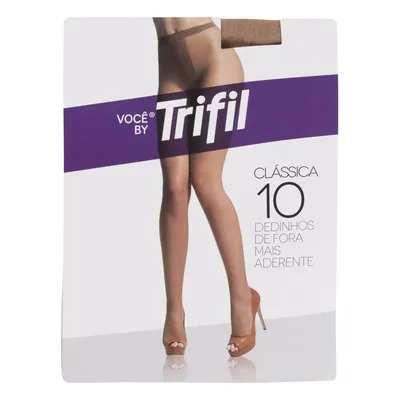 Meia Calça Fio 10 Mamãe Dedinhos De Fora Adherence 14029 Meia Calça Fio 10 Mamãe Dedinhos De Fora Adherence 14029