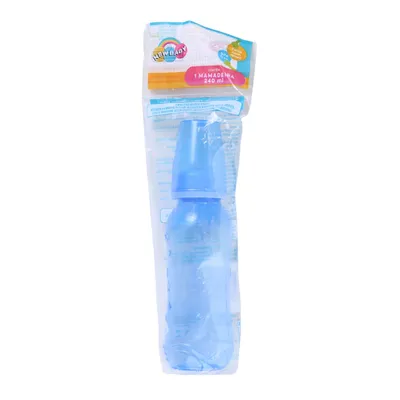 Mamadeira New Baby Super Higiênica Relevo 240ml Mamadeira New Baby Super Higiênica Relevo 240ml