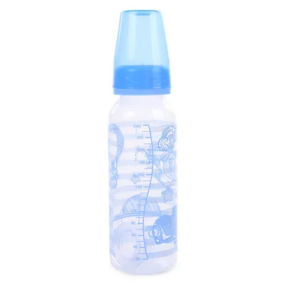 Mamadeira New Baby Plus Bico Pvc Decorada 240ml