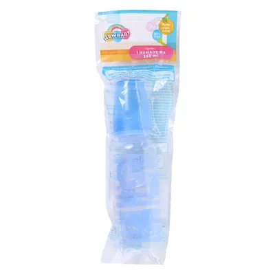 Mamadeira New Baby Plus Bico Pvc Decorada 240ml