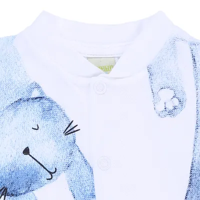 Macacão Longo Smoby Baby Estampa Gato