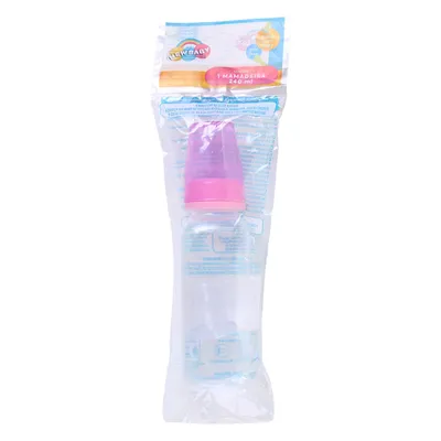 Mamadeira New Baby Super Higiênica Lisa 240ml Mamadeira New Baby Super Higiênica Lisa 240ml