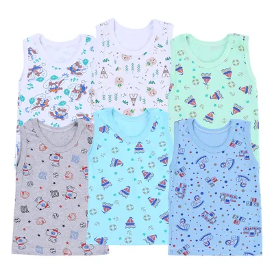 Kit Camiseta Regata Infantil Top Chot Sortido - 6 Peças Kit Camiseta Regata Infantil Top Chot Sortido - 6 Peças