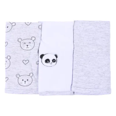 Kit Pano De Boca Incomfral Bublim Com Puff Ursos - 03 Peças Kit Pano De Boca Incomfral Bublim Com Puff Ursos - 03 Peças