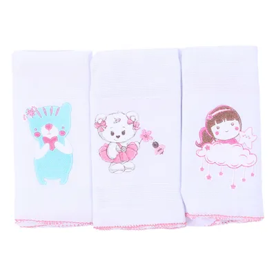 Kit Pano De Boca Incomfral Pinte E Borde Com Puff - 03 Peças Kit Pano De Boca Incomfral Pinte E Borde Com Puff - 03 Peças