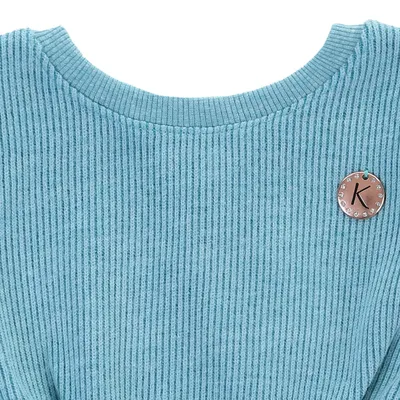 Blusão Infantil Kiki Em Malha Tricot Blusão Infantil Kiki Em Malha Tricot