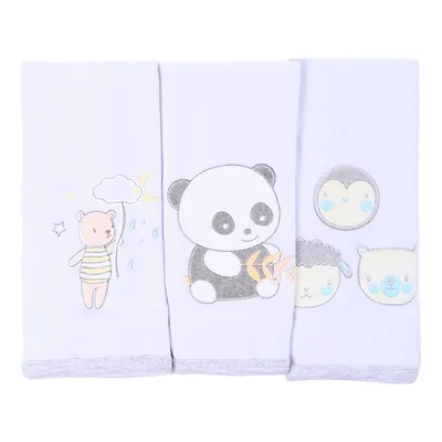 Kit Pano De Boca Incomfral Com Aplicação De Puff - 03 Peças Kit Pano De Boca Incomfral Com Aplicação De Puff - 03 Peças