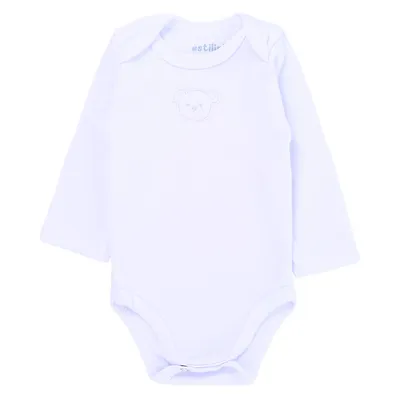 Kit Body Manga Longa Bebê Estilinho Ursinho - 3 Peças Kit Body Manga Longa Bebê Estilinho Ursinho - 3 Peças