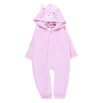 Pijama Macacão Infantil Sonho Meu Pelúcia Fleece Gatinha