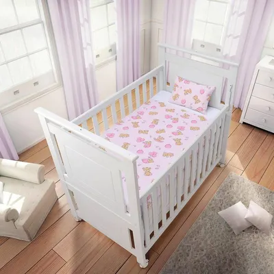 Jogo De Lençol Incomfral Bercinho Com 03 Peças Ursa Balões Jogo De Lençol Incomfral Bercinho Com 03 Peças Ursa Balões