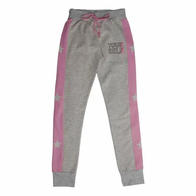 Calça Livy Em Moletom Com Cadarço Lateral Estrelas Calça Livy Em Moletom Com Cadarço Lateral Estrelas