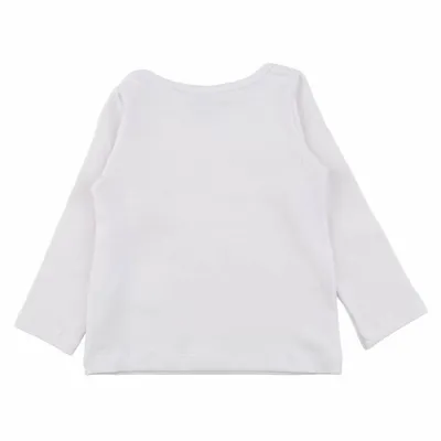Blusa Bebê Din Don Manga Longa Lisa Blusa Bebê Din Don Manga Longa Lisa
