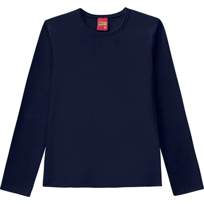 Blusa Manga Longa Bebê Kyly Básica Blusa Manga Longa Bebê Kyly Básica