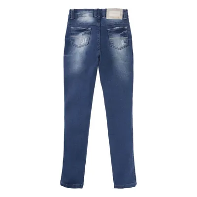 Calça Jeans Used Com Puídos Menina 13219