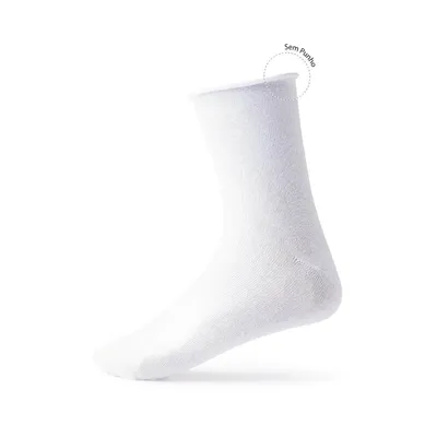 Meia Rikam Sem Costura e Punho