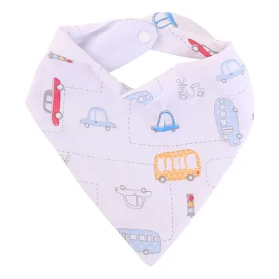 Kit Babador Bandana Papi Malhas Estampa Carros - 02 Peças