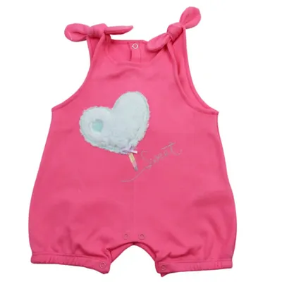 Banho De Sol Din Don Bordado Coração Banho De Sol Din Don Bordado Coração