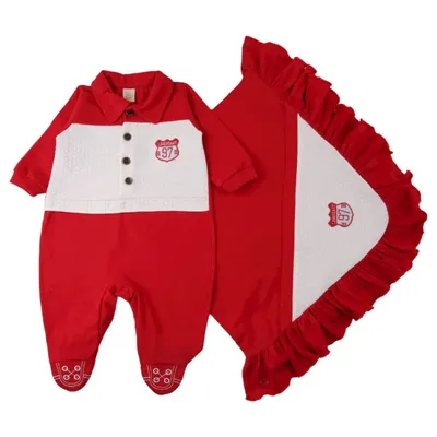 Saída De Maternidade Din Don Bordado Brasão