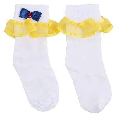 Kit Meia Infantil Baby Kids Com Faixa De Cabelo - 2 Peças Kit Meia Infantil Baby Kids Com Faixa De Cabelo - 2 Peças