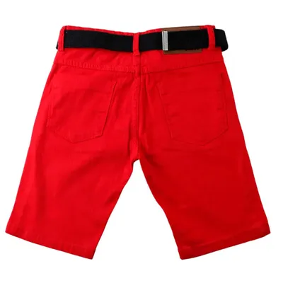 Bermuda Juvenil Tom Ery Sarja Básica Com Cinto Bermuda Juvenil Tom Ery Sarja Básica Com Cinto