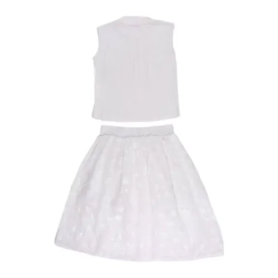 Conjunto Infantil Kookabu Blusa Estampada + Shorts Tule