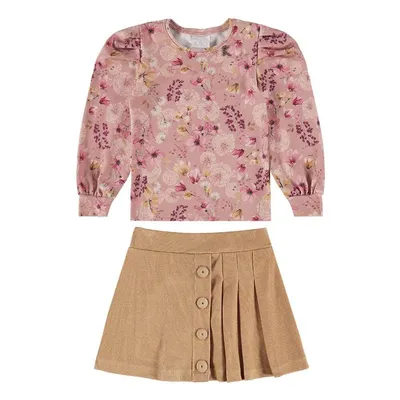 Conjunto Infantil Kiki Estampa Floral Conjunto Infantil Kiki Estampa Floral