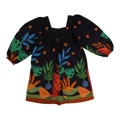 Vestido Manga Longa Infantil Kookabu Estampado Vestido Manga Longa Infantil Kookabu Estampado