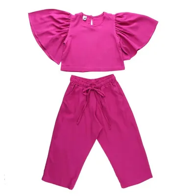Conjunto Infantil Kookabu Blusa Godê + Calça Pantalona