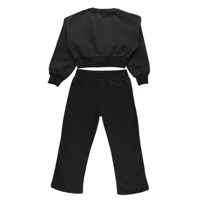 Conjunto Infantil Kookabu Blusão Estampado + Calça Wide Leg