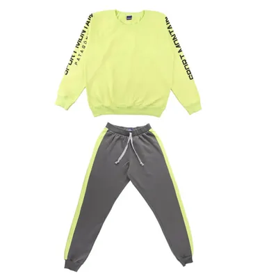 Conjunto Juvenil Okyside Blusão Detalhe Estampado + Calça