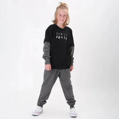 Conjunto Juvenil Okyside Blusão Estampa Skateboard + Calça