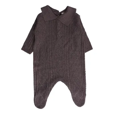 Saída de Maternidade Din Don Trançado Com Gola Trabalhada