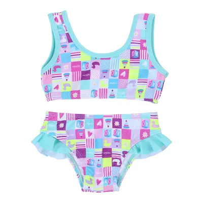 Biquini Infantil Kookabu Estampa Quebra Cabeça Biquini Infantil Kookabu Estampa Quebra Cabeça