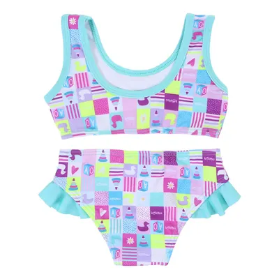 Biquini Infantil Kookabu Estampa Quebra Cabeça Biquini Infantil Kookabu Estampa Quebra Cabeça