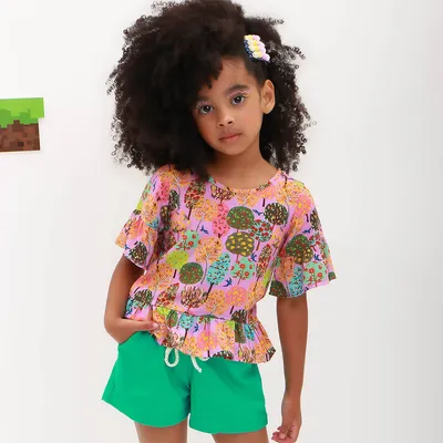 Conjunto Infantil Kookabu Estampa Árvore Conjunto Infantil Kookabu Estampa Árvore