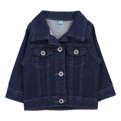 Jaqueta Jeans Bebê Kookabu Bolso Fake Frontal Jaqueta Jeans Bebê Kookabu Bolso Fake Frontal