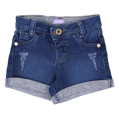 Shorts Jeans Infantil Kookabu Com Barra Virada Shorts Jeans Infantil Kookabu Com Barra Virada