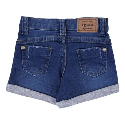 Shorts Jeans Infantil Kookabu Com Barra Virada Shorts Jeans Infantil Kookabu Com Barra Virada