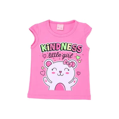 Blusa Infantil Color Mini Estampa Kidness