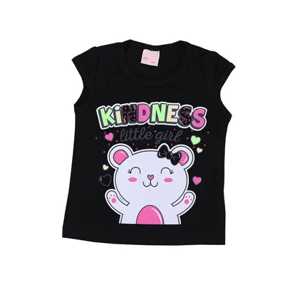 Blusa Infantil Color Mini Estampa Kidness