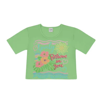 Blusa Infantil Rovitex Estampa Lovely Blusa Infantil Rovitex Estampa Lovely