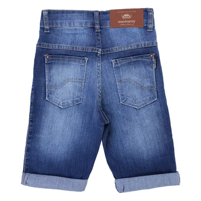 Bermuda Jeans Juvenil Mackvanny Com Puídos E Rasgos Bermuda Jeans Juvenil Mackvanny Com Puídos E Rasgos