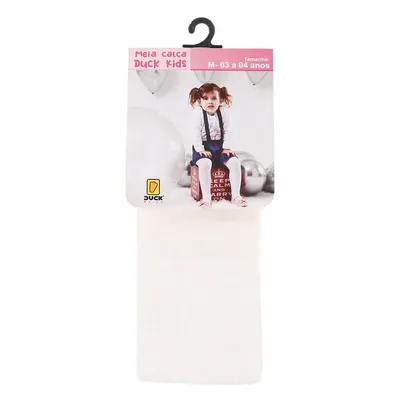 Meia Calça Lisa Duck Infantil 1 A 6 Anos Menina Meia Calça Lisa Duck Infantil 1 A 6 Anos Menina