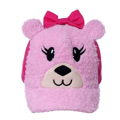 Boné Bebê Boneleska Pelúcia Ursa