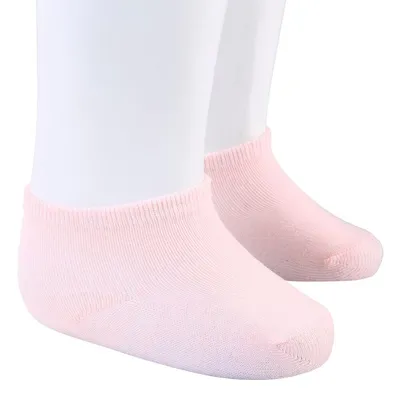 Kit Meia Bebê Pimpolho Menina Lisa 03 Unidades Branco