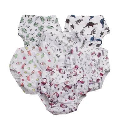 Kit Calça Enxuta Bebê Chumbinho Baby Estampada - 06 Peças Kit Calça Enxuta Bebê Chumbinho Baby Estampada - 06 Peças