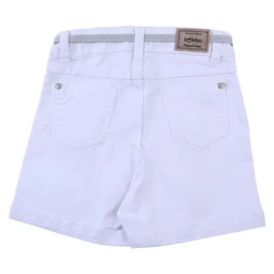 Shorts Sarja Infantil Kookabu Com Cinto Shorts Sarja Infantil Kookabu Com Cinto