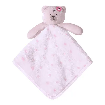 Naninha De Microfibra Papi Friends Aplicação Ursa Naninha De Microfibra Papi Friends Aplicação Ursa