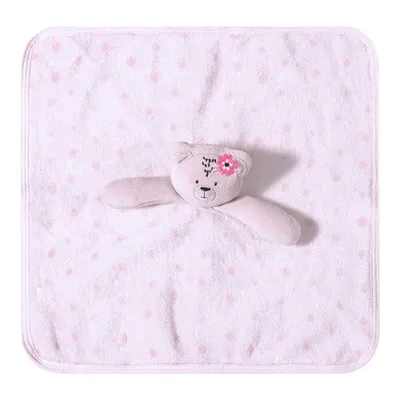 Naninha De Microfibra Papi Friends Aplicação Ursa Naninha De Microfibra Papi Friends Aplicação Ursa